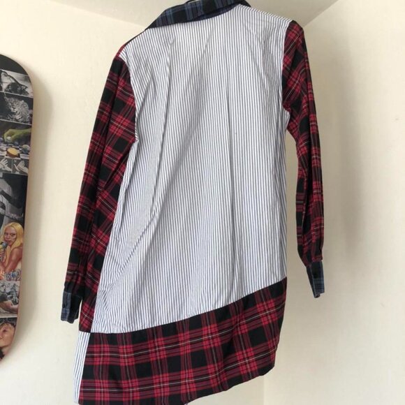 Womens ZARA Premium Collection, Asymmetrical Button-Up Blouse - Picture 2 of 9